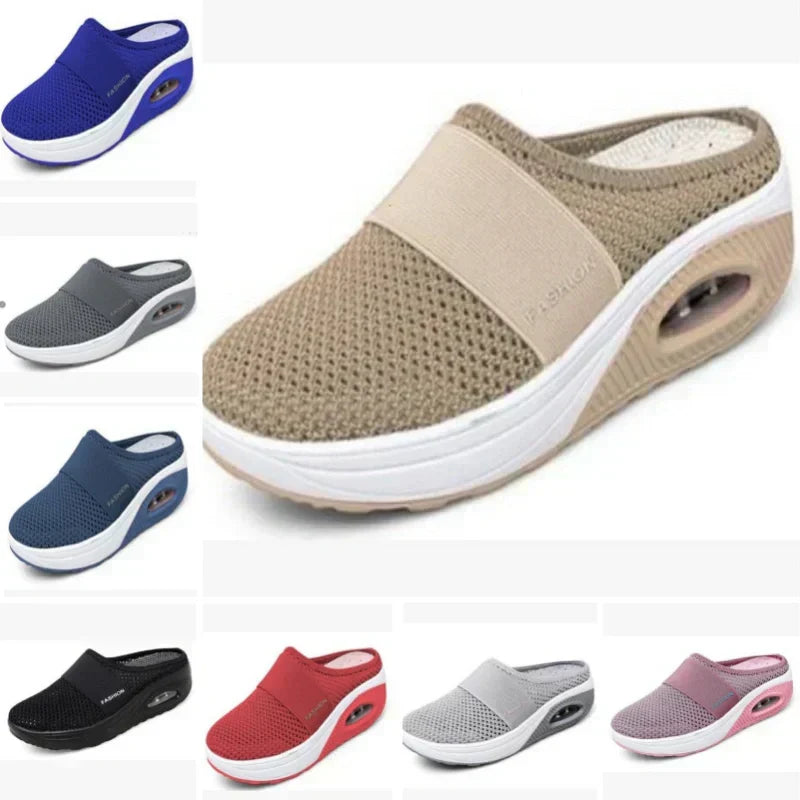 Scarpe Ortopediche Da Donna Leggere E Traspiranti | Suola Antiscivolo E Supporto Arco | Design Slip-on Lussuoso