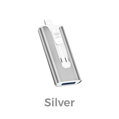 Chiavetta USB 4 in 1 per Smartphone e PC 💾📱 | Trasferimento Rapido Foto e Video, Libera Spazio Subito ⚡ | Compatibile iOS e Android | 16GB, 32GB, 64GB