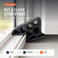 🚪 Ferma Porta per Binari Scorrevoli – Riduce gli Urti e gli Sbat­timenti | Installazione su Finestre e Porte Balcone | Struttura Compatta in PP 🛡️