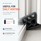 🚪 Ferma Porta per Binari Scorrevoli – Riduce gli Urti e gli Sbat­timenti | Installazione su Finestre e Porte Balcone | Struttura Compatta in PP 🛡️