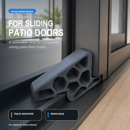 🚪 Ferma Porta per Binari Scorrevoli – Riduce gli Urti e gli Sbat­timenti | Installazione su Finestre e Porte Balcone | Struttura Compatta in PP 🛡️