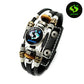🔮 Braccialetto Zodiacale Fosforescente in Pelle – 12 Segni, Luminoso al Buio, Unisex, 2 Misure (17,5 / 20,6 cm) – Idea Regalo Originale per Uomo & Donna 🌙💛
