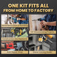 🛠️ Kit Punte da Trapano Eccentriche a 4 Taglienti  | Foratura Precisa per Piastrelle, Muratura e Legno 🧱 | Scarico Rapido Trucioli ⚙️ | Set Multi-Misura 4-12 mm 🔩