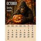 🦶 Calendario 2027 La Vita Quotidiana di Bigfoot 🌲😄 - 12 Illustrazioni Esclusive | Formato A4 | Carta Premium | Spirale | Regalo Perfetto | 50% DI SCONTO