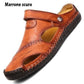 【Handmade】High quality soft leather casual sandals for men