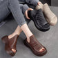 Nuovo stile estivo 2025💥Pantofole traspiranti in pelle traforata da donna