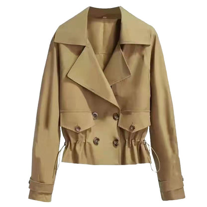 Trench corto alla moda in stile coreano