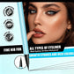 👁️ Eyeliner Liquido Waterproof a Tratto Ultra-Sottile | Ali Perfette in Pochi Secondi ✨ | Anti-Smacciatura e Tenuta 24H 🖤 | Ideale per Principianti 🌟 | Nero o Marrone, 600 mg