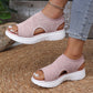 👡 Sandali a Piattaforma in Tessuto Traspirante per Donna ✨🌪️ - Suola 4cm | Antiscivolo | Senza Lacci | 3 Colori | Taglie 36-45 | 60% DI SCONTO