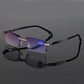 👓 Occhiali da Lettura a Doppio Uso ✨ - Lenti in Zaffiro | Protezione Luce Blu | Diottrie +1.00 a +4.00 | Nero & Marrone | 32% DI SCONTO