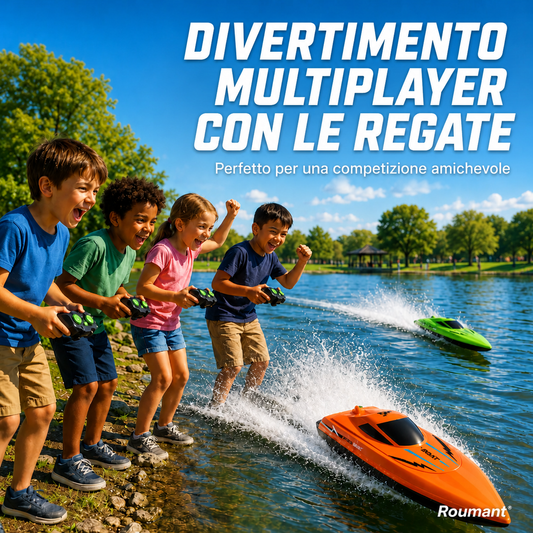 🎮🚢 HALVE PRIJS! 2,4 GHz supersnelle RC-raceboot con due motori 🌊 ⚡ –50% SCONTO (offerta del giorno)