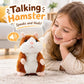 🐹 Criceto Parlante Interattivo di Peluche 15cm 🎙️ | Ripete la Tua Voce e Scuote la Testa ✨ | Morbido Giocattolo Parlante per Bambini 👶 | Idea Regalo Perfetta 🎁