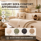 Copridivano Antiscivolo e Lavabile 🛋️🧼 | Tessuto Spesso per Coprire la Seduta | 4 Colori e Diverse Misure