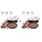 🤩 Deluxe BrowPro Stamp Set – Timbro Polvere Sopracciglia con Pennello, Waterproof 24H, Effetto Naturale & Definito – 3 Tonalità 💧💄