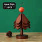 🎄 Sottopentole ad Albero di Natale in Legno Naturale | Apertura Automatica a Gravità 🔥 | Resistenti al Calore per Piatti e Pentole Calde 🍲 | Con Supporto Decorativo, Set da 3 o 4 Pezzi 🎁 | Bambù Moso, per Tavola e Cucina ✨