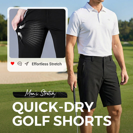 ⏳ULTIMO GIORNO DI SALDI 50% DI SCONTO!!📢Pantaloncini da golf casual elasticizzati a asciugatura rapida per uomo