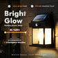 🏮 Lanterna Solare da Parete IP65 con Sensore di Movimento ✨ | Lampada LED da Esterno a Luce Calda con 3 Modalità 💡 | Ricarica Solare Automatica per Giardino, Portico e Patio 🏡