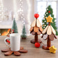🎄 Sottopentole ad Albero di Natale in Legno Naturale | Apertura Automatica a Gravità 🔥 | Resistenti al Calore per Piatti e Pentole Calde 🍲 | Con Supporto Decorativo, Set da 3 o 4 Pezzi 🎁 | Bambù Moso, per Tavola e Cucina ✨