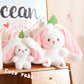 Peluche con Coniglietto di Fragola per Pasqua