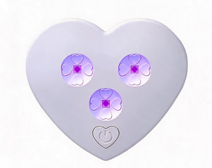 💡 Lampada Sterilizzante UVC Intelligente per WC | 🚽 Sensore Automatico e Pulizia Profonda | 💖 Design Compatto a Forma di Cuore | 🔋 Ricaricabile USB-C