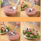 🥩 Utensile Formapolpette in Acciaio Inox 🍽️ | Porzioni Uniformi, Preparazione Rapida & Mani Pulite | Ideale per Pranzi in Famiglia, Cene & Regali | 24 × 6,5 cm