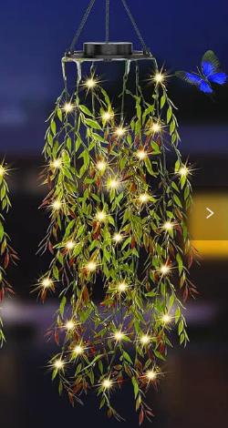 🌿 Luci Solari Edera con Foglie Artificiali 💡✨ - 8 Modalità | Impermeabili | Ricarica Solare | Filo Flessibile | Per Giardino, Balcone & Parete | 50% DI SCONTO
