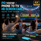 🎮📱➡️🖥️ Cavo USB-C HDMI 2M con PD 100W — Proietta Switch, Tablet & Telefono sulla TV | Gioca & Ricarica Insieme