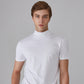 T-shirt da uomo a collo alto