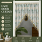 🌸 Tenda Corta per Porta con Ricamo Floreale e Nappe ✨🧵 - Filtrante Luce | Senza Forare | Poliestere Premium | 4 Colori | Divisorio & Decorazione | 50% DI SCONTO