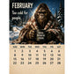 🦶 Calendario 2027 La Vita Quotidiana di Bigfoot 🌲😄 - 12 Illustrazioni Esclusive | Formato A4 | Carta Premium | Spirale | Regalo Perfetto | 50% DI SCONTO