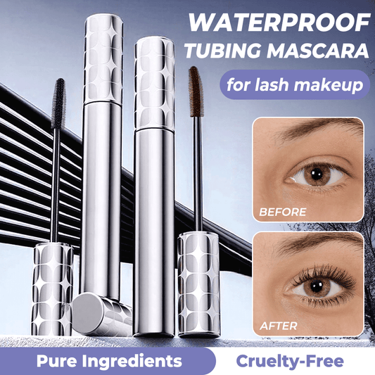 👁️🖤Mascara Tubing in Fibre – Lunghezza | Volume | Curvatura | Waterproof | Anti-Sbavatura | 24H Senza Scaglie | 2 Tonalità | 4,5g | Ideale per Trucco Quotidiano & Occasioni Speciali 💄💖