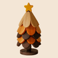 🎄 Sottopentole ad Albero di Natale in Legno Naturale | Apertura Automatica a Gravità 🔥 | Resistenti al Calore per Piatti e Pentole Calde 🍲 | Con Supporto Decorativo, Set da 3 o 4 Pezzi 🎁 | Bambù Moso, per Tavola e Cucina ✨