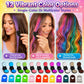 🌈 Set 12 Gessetti Coloranti Temporanei per Capelli – Applicatore a Morsetto, Lavabile con Shampoo, Senza Tintura Permanente – Per Feste, Cosplay & Foto 🎨💇