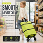 🛒 Borsa Spesa Pieghevole con Ruote 2-in-1 🛍️ | Si Trasforma da Borsa a Trolley con Cerniera 🔄 | Tessuto Oxford 600D Capienza 23L 🧳 | Perfetta per Supermercato e Mercato