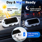 🚗Luce LED Solare Lampeggiante per Auto ☀️ | Si Attiva al Buio e Si Fissa Senza Cavi | Compatta, Luce Rossa o Blu