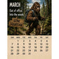 🦶 Calendario 2027 La Vita Quotidiana di Bigfoot 🌲😄 - 12 Illustrazioni Esclusive | Formato A4 | Carta Premium | Spirale | Regalo Perfetto | 50% DI SCONTO