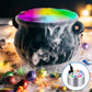 💨 Macchina Nebbia a Ultrasuoni con 12 LED – 24V 1A, 130x75x65mm, 230g, Nebbia Fredda Senza Sostanze Chimiche, Solo Acqua – Per Halloween, Fontane, Acquari & Umidificatori ✨🌈
