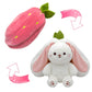 Peluche con Coniglietto di Fragola per Pasqua