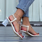 Sandali da Donna Elastico con Strass alla Moda
