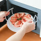 🍽️ Vassoio Pieghevole 2-in-1 per Microonde – Riscalda Due Pietanze Insieme | Manici Cool-Touch Antiscottatura | Silicone Alimentare Senza BPA | Antiscivolo e Salvaspazio | Ø 23,5 × 8,3 cm ✨