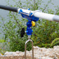 🎣 Portacanna da Pesca da Terra Autobloccante 🐟 | Blocco Rapido a Scatto e Rotazione a 360° 🔄 | Picchetto in Acciaio Inox con Protezione in Gomma 🛡️ | Da Riva e Spiaggia
