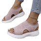👡 Sandali a Piattaforma in Tessuto Traspirante per Donna ✨🌪️ - Suola 4cm | Antiscivolo | Senza Lacci | 3 Colori | Taglie 36-45 | 60% DI SCONTO