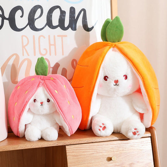 Peluche con Coniglietto di Fragola per Pasqua