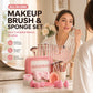 💄✨ Kit Completo Pennelli & Spugne Trucco – Set 40/51 Pezzi, Spugna Gonfiabile ad Acqua, Doppio Uso Polvere & Liquido – 5 Varianti di Colore 🌸