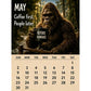 🦶 Calendario 2027 La Vita Quotidiana di Bigfoot 🌲😄 - 12 Illustrazioni Esclusive | Formato A4 | Carta Premium | Spirale | Regalo Perfetto | 50% DI SCONTO