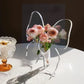 Vaso Trasparente a Forma di Farfalla 🦋🌷 | Espone Fiori e Verde con un Tocco Scultoreo | Decorazione Leggera per Casa ed Eventi