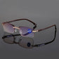 👓 Occhiali da Lettura a Doppio Uso ✨ - Lenti in Zaffiro | Protezione Luce Blu | Diottrie +1.00 a +4.00 | Nero & Marrone | 32% DI SCONTO