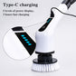 🧹🧽Spazzola Elettrica Rotante 7 in 1 – 300 giri/min | Impermeabile IPX5 | Batteria 2500mAh | Pulizia Profonda per Bagno, Cucina & Casa ⚡✅