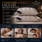 🛌✨ Cuscino Cervicale Ergonomico Lavabile – Memory Foam, Cucitura 3D Traspirante, Supporto Curva Naturale del Collo – 8 Colori, 3 Altezze 🌙💤