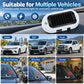 🚗Luce LED Solare Lampeggiante per Auto ☀️ | Si Attiva al Buio e Si Fissa Senza Cavi | Compatta, Luce Rossa o Blu
